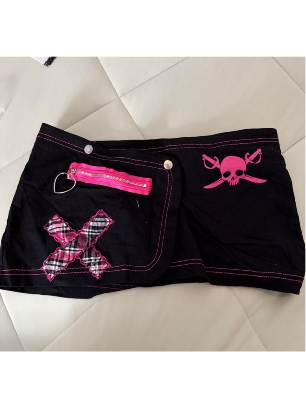 #0174 SHEIN MICRO-Mini Skirt - S - Picture 1 of 4